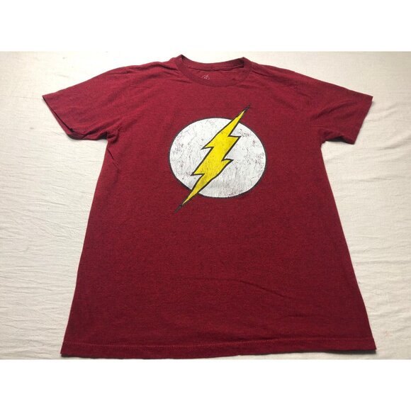 The Flash DC Superhero T Shirt Logo Red Classic Size Medium Series Movie - Picture 1 of 7